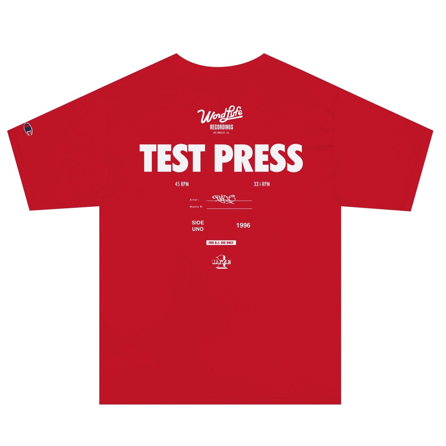 Limited Edition Test Press Tee (Red)