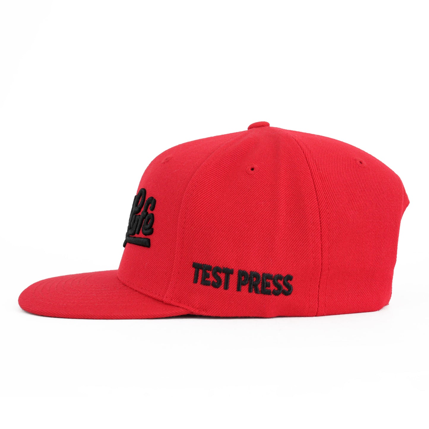 WORDLYFE SNAPBACK LIMITED EDITION "TEST PRESS" (RED/BLACK)