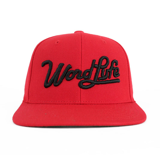 WORDLYFE SNAPBACK (RED/BLACK)