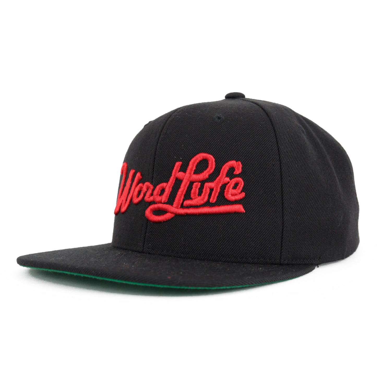 WORDLYFE SNAPBACK (BLACK/RED)