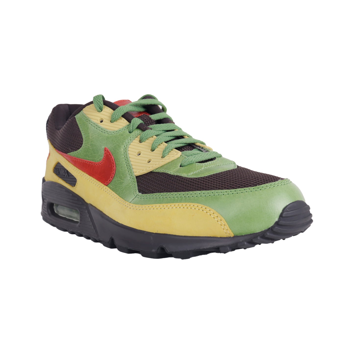 Air Max 90  Red/Gold/Green Custom BZ1 Sound- Size 9.5