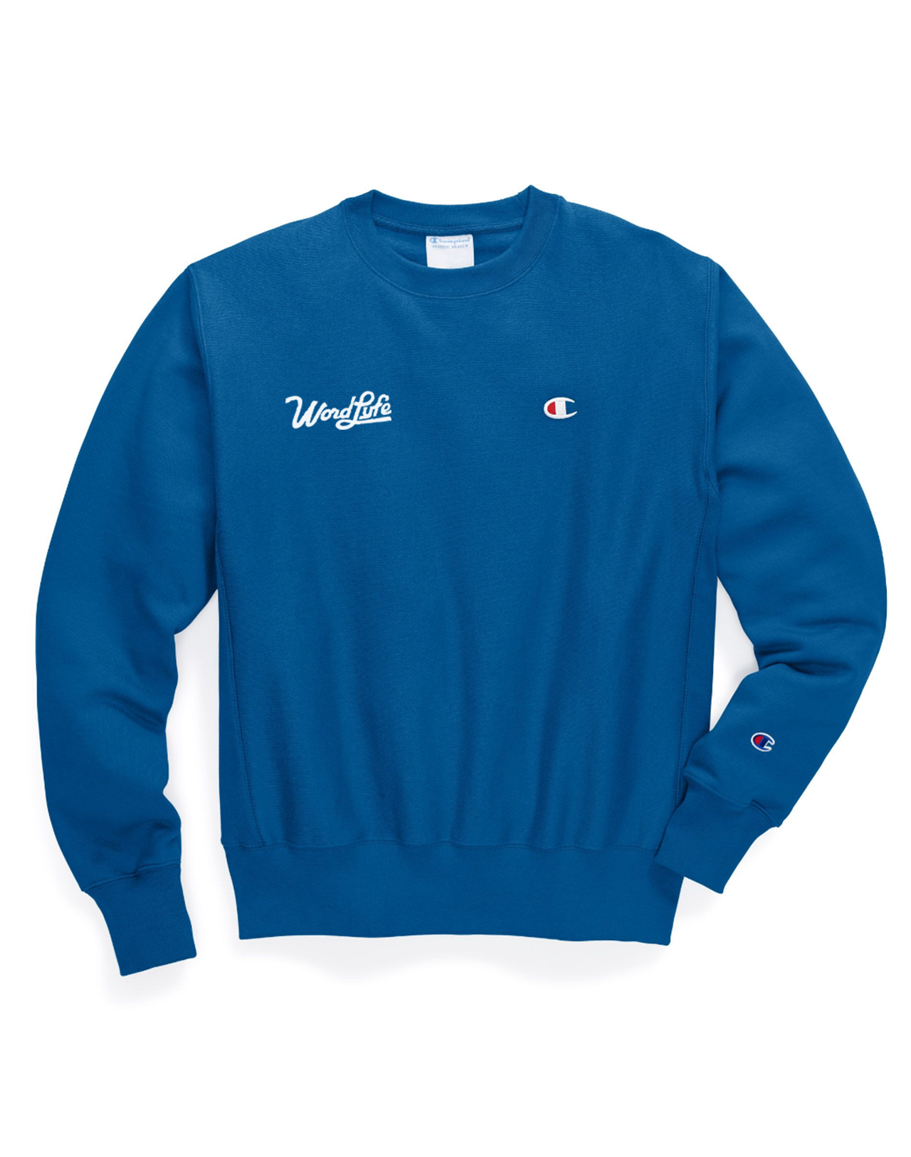 WordLyfe Logo Reverse Weave Crew Neck