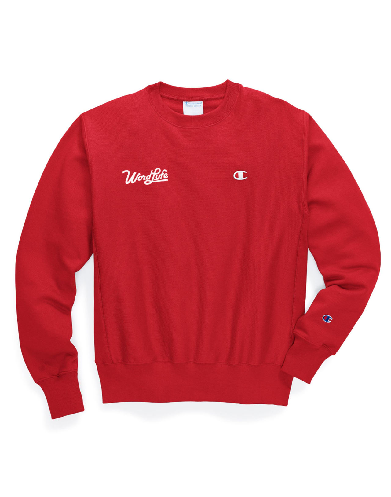 WordLyfe Logo Reverse Weave Crew Neck