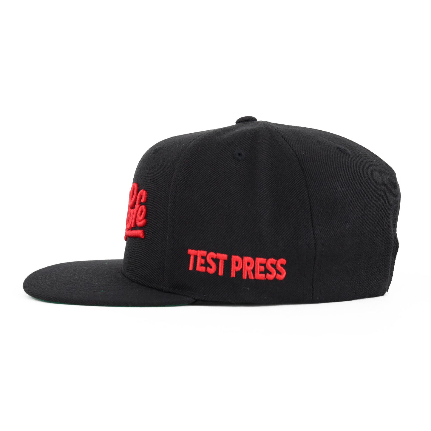 WORDLYFE SNAPBACK LIMITED EDITION "TEST PRESS" (BLACK/RED)