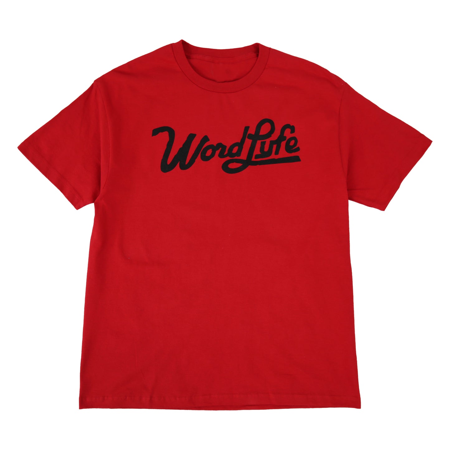 Word Lyfe Logo Short Sleeve T-Shirt (RED/BLACK)