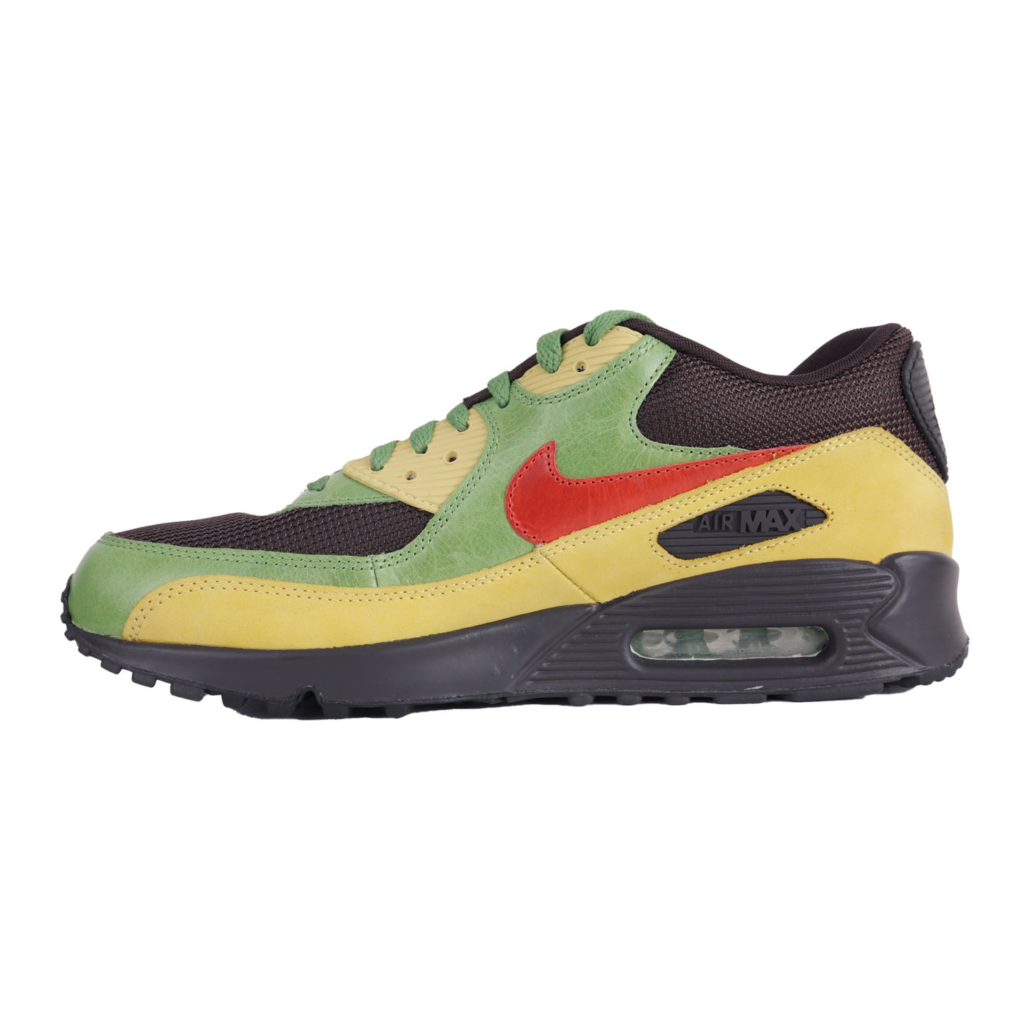 Air Max 90  Red/Gold/Green Custom BZ1 Sound- Size 9.5