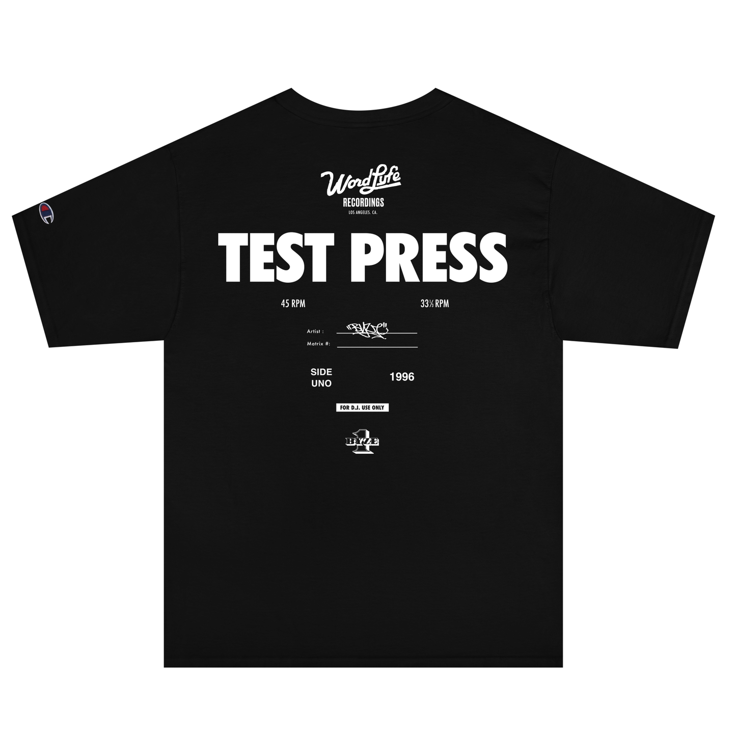 Test Press Tee (Black)
